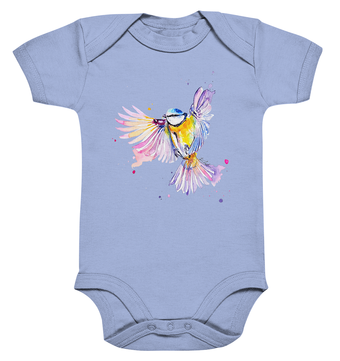 Motiv Blaumeise - Organic Baby Bodysuite