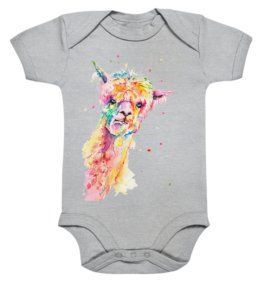 Lustiges Alpaka - Organic Baby Bodysuite