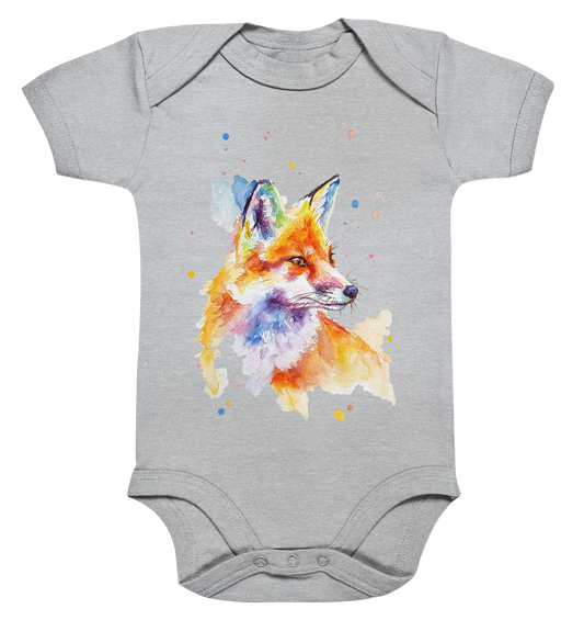 Bunter Fuchs - Organic Baby Bodysuite