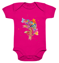 Lade das Bild in den Galerie-Viewer, Buntes Chamäleon  - Organic Baby Bodysuite
