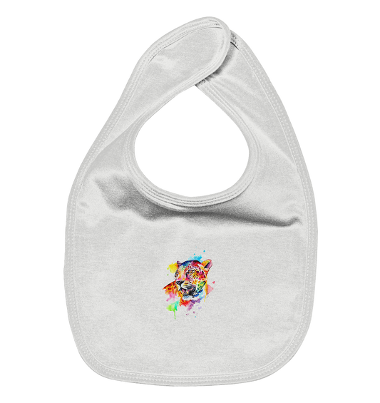 Bunter Leopard  - Organic Baby-Lätzchen