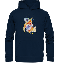 Lade das Bild in den Galerie-Viewer, Bunter Fuchs - Organic Basic Hoodie
