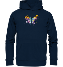 Lade das Bild in den Galerie-Viewer, Bunter Schmetterling - Organic Basic Hoodie
