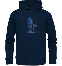 Lade das Bild in den Galerie-Viewer, Blaues Einhorn - Organic Basic Hoodie
