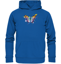 Lade das Bild in den Galerie-Viewer, Bunter Schmetterling - Organic Basic Hoodie

