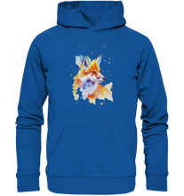 Lade das Bild in den Galerie-Viewer, Bunter Fuchs - Organic Basic Hoodie
