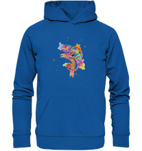 Lade das Bild in den Galerie-Viewer, Buntes Chamäleon  - Organic Basic Hoodie
