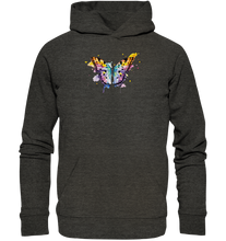 Lade das Bild in den Galerie-Viewer, Bunter Schmetterling - Organic Basic Hoodie
