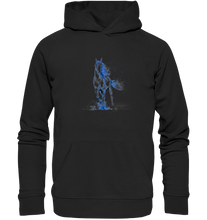 Lade das Bild in den Galerie-Viewer, Blaues Einhorn - Organic Basic Hoodie
