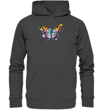 Lade das Bild in den Galerie-Viewer, Bunter Schmetterling - Organic Basic Hoodie
