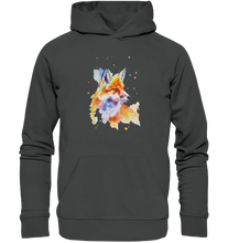 Lade das Bild in den Galerie-Viewer, Bunter Fuchs - Organic Basic Hoodie
