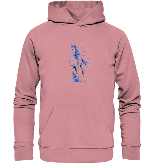 Blaues Einhorn - Organic Basic Hoodie