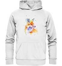 Lade das Bild in den Galerie-Viewer, Bunter Fuchs - Organic Basic Hoodie
