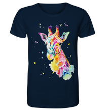 Lade das Bild in den Galerie-Viewer, Bunte Giraffe - Organic Basic Shirt
