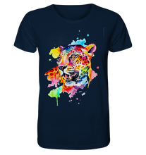 Lade das Bild in den Galerie-Viewer, Bunter Leopard  - Organic Basic Shirt
