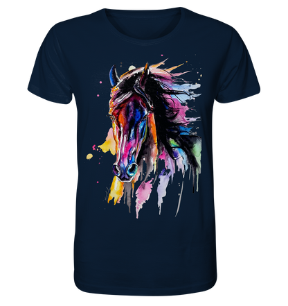 Schwarzes Pferd - Organic Basic Shirt