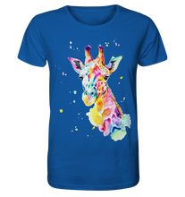 Lade das Bild in den Galerie-Viewer, Bunte Giraffe - Organic Basic Shirt
