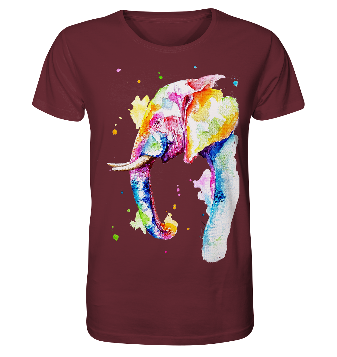 Bunter Elefant - Organic Basic Shirt