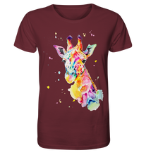 Lade das Bild in den Galerie-Viewer, Bunte Giraffe - Organic Basic Shirt
