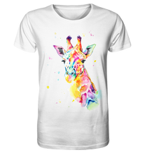 Lade das Bild in den Galerie-Viewer, Bunte Giraffe - Organic Basic Shirt
