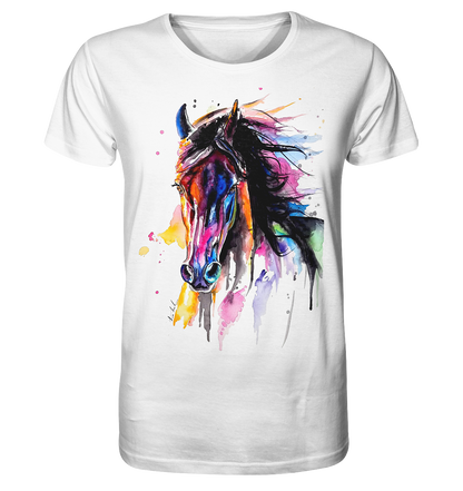 Schwarzes Pferd - Organic Basic Shirt