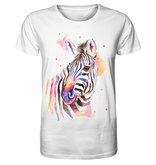 Buntes Zebra - Organic Basic Shirt