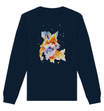 Lade das Bild in den Galerie-Viewer, Bunter Fuchs - Organic Basic Unisex Sweatshirt
