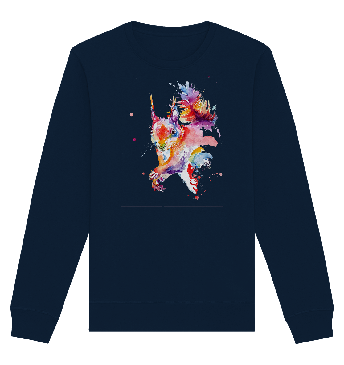 Buntes Eichhörnchen - Organic Basic Unisex Sweatshirt