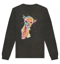 Lade das Bild in den Galerie-Viewer, Lustiges Alpaka - Organic Basic Unisex Sweatshirt
