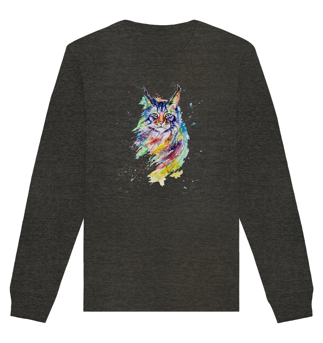 Bunte Katze - Organic Basic Unisex Sweatshirt