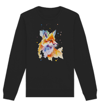 Lade das Bild in den Galerie-Viewer, Bunter Fuchs - Organic Basic Unisex Sweatshirt
