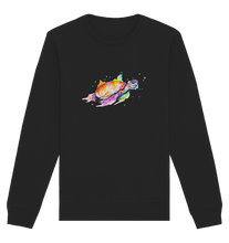 Lade das Bild in den Galerie-Viewer, Bunte Meeresschildkröte - Organic Basic Unisex Sweatshirt
