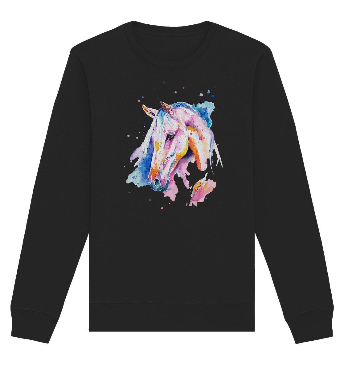 Buntes Pferd - Organic Basic Unisex Sweatshirt