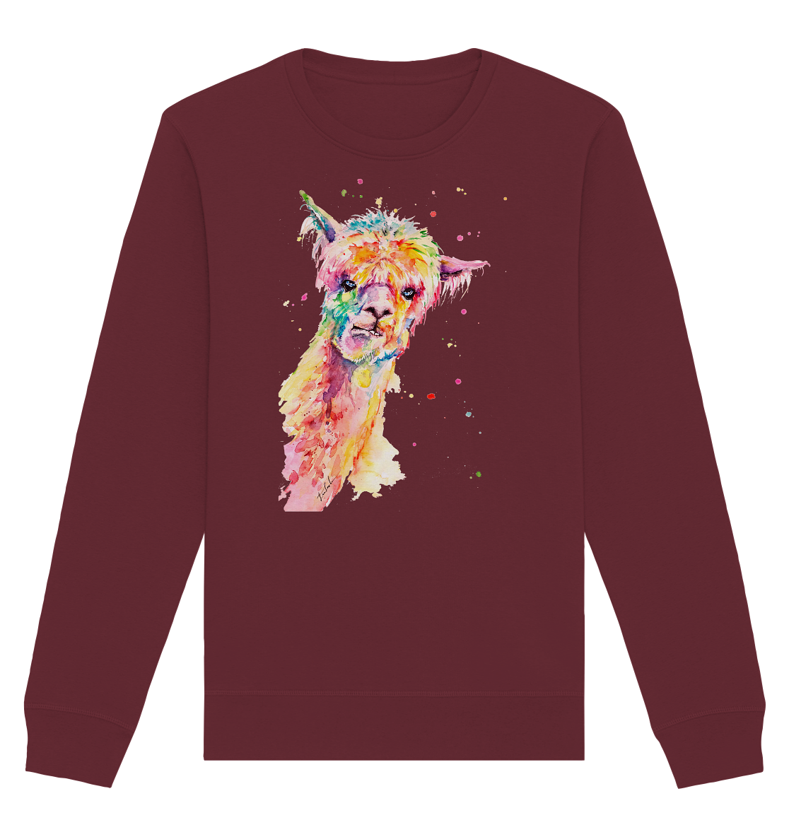 Lustiges Alpaka - Organic Basic Unisex Sweatshirt