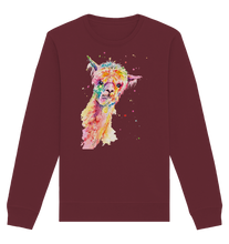 Lade das Bild in den Galerie-Viewer, Lustiges Alpaka - Organic Basic Unisex Sweatshirt
