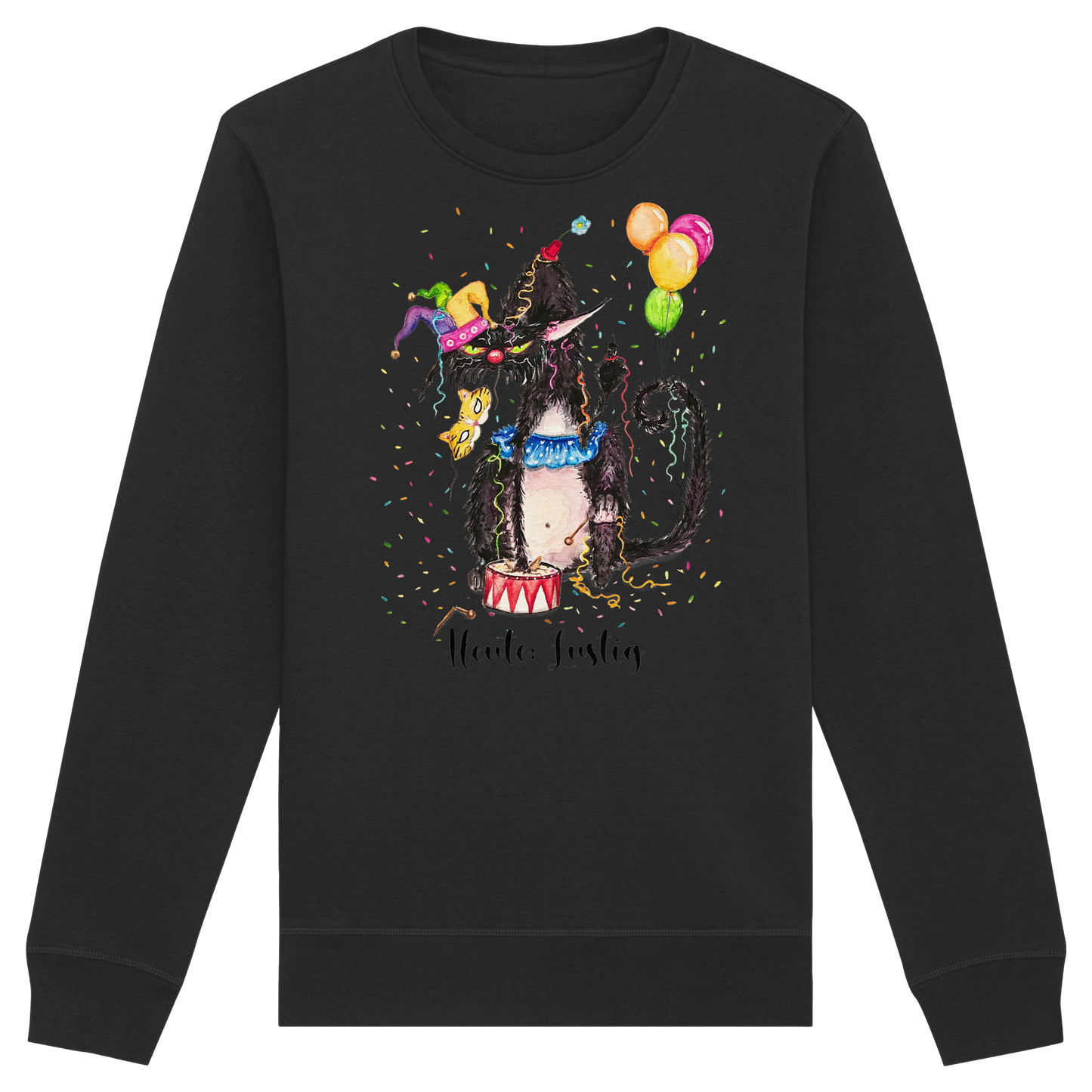 Lustige F*U-Cat  - Organic Basic Unisex Sweatshirt