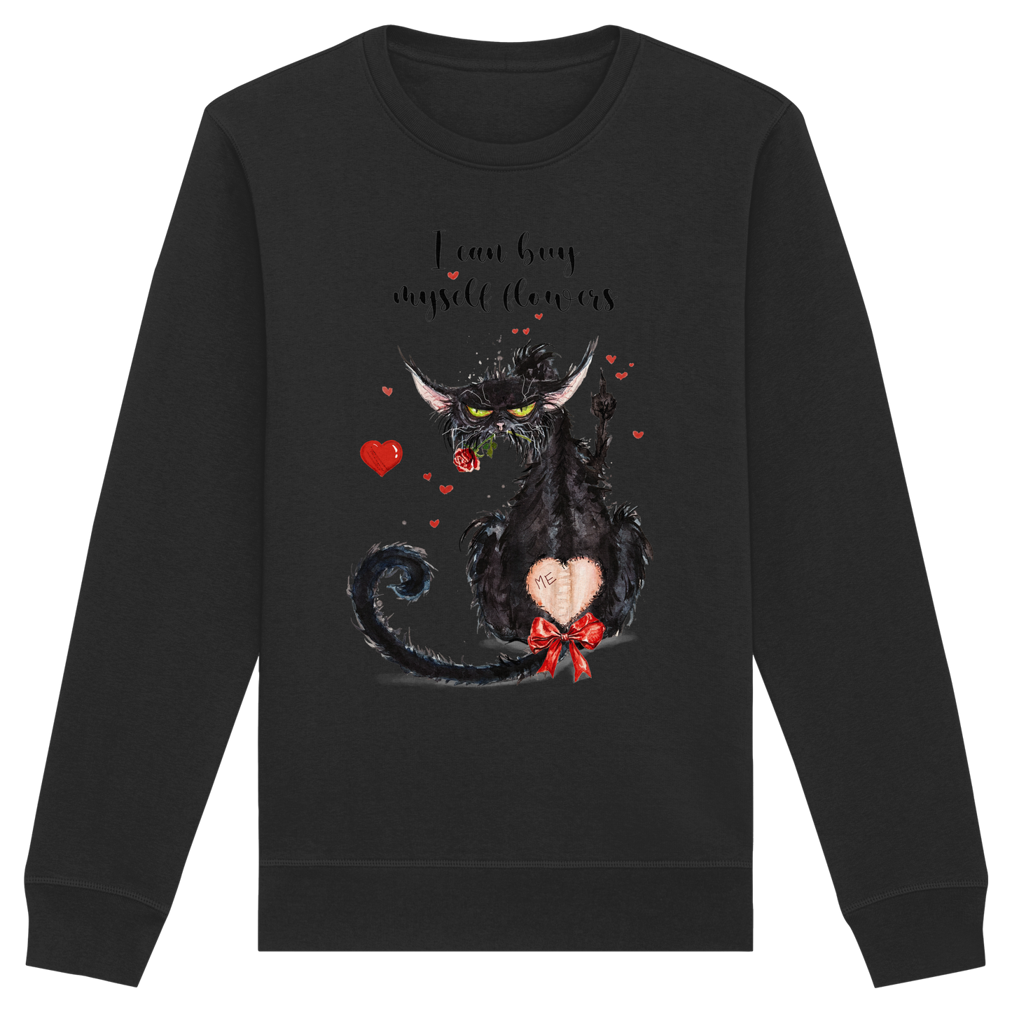 Feministische Valentins - F**U-Cat  - Organic Basic Unisex Sweatshirt