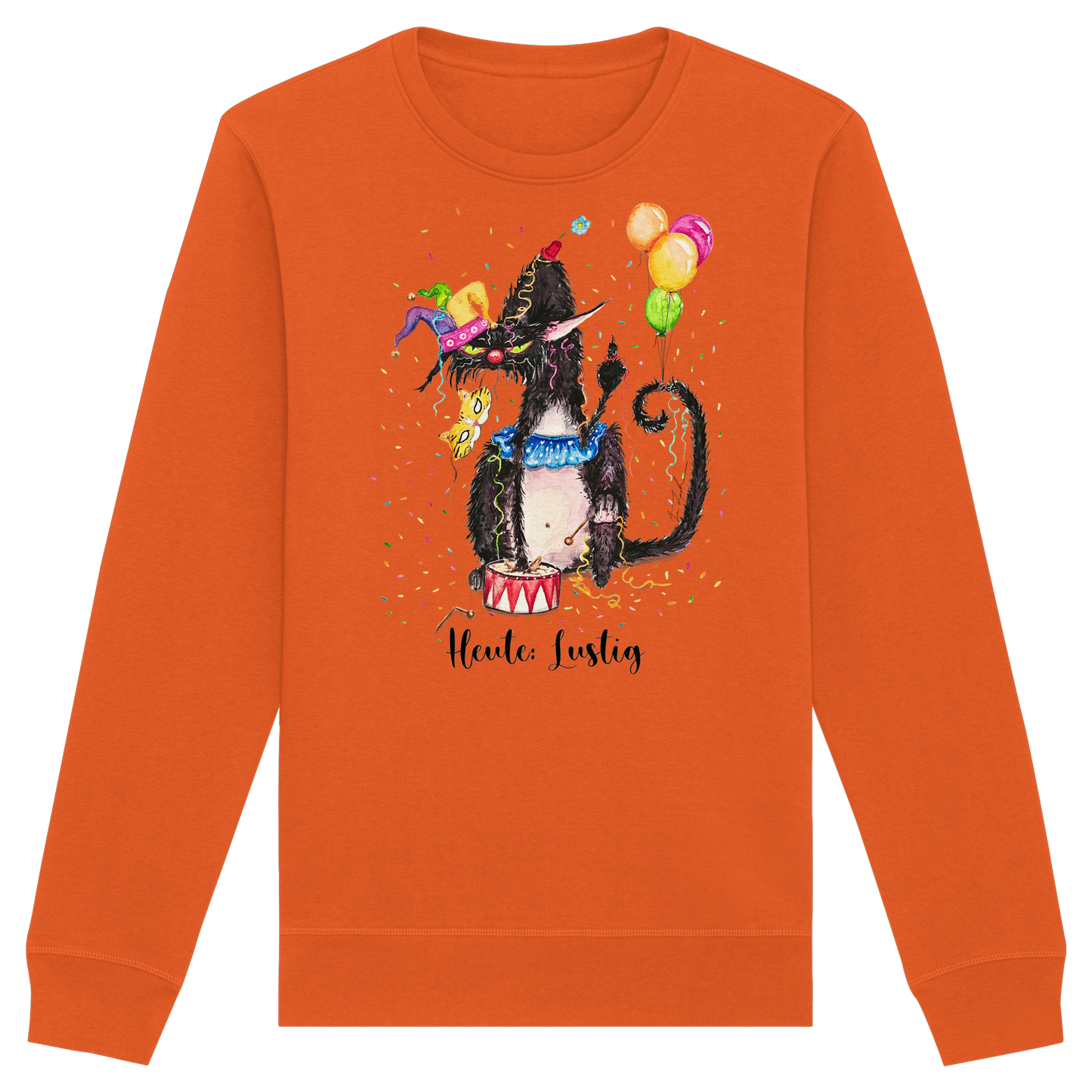 Lustige F*U-Cat  - Organic Basic Unisex Sweatshirt