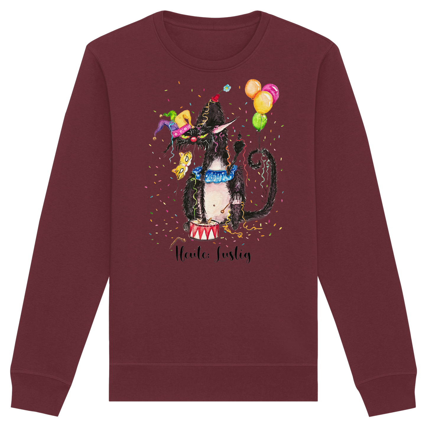 Lustige F*U-Cat  - Organic Basic Unisex Sweatshirt