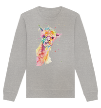 Lade das Bild in den Galerie-Viewer, Lustiges Alpaka - Organic Basic Unisex Sweatshirt
