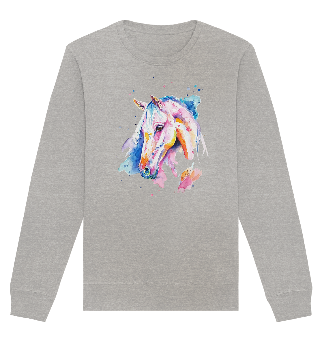 Buntes Pferd - Organic Basic Unisex Sweatshirt