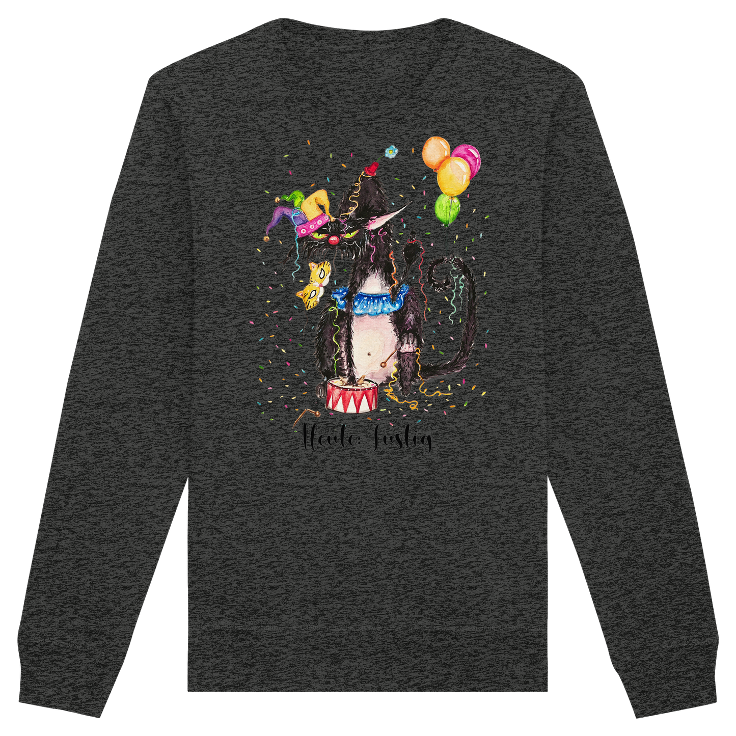 Lustige F*U-Cat  - Organic Basic Unisex Sweatshirt