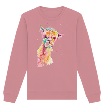Lade das Bild in den Galerie-Viewer, Lustiges Alpaka - Organic Basic Unisex Sweatshirt
