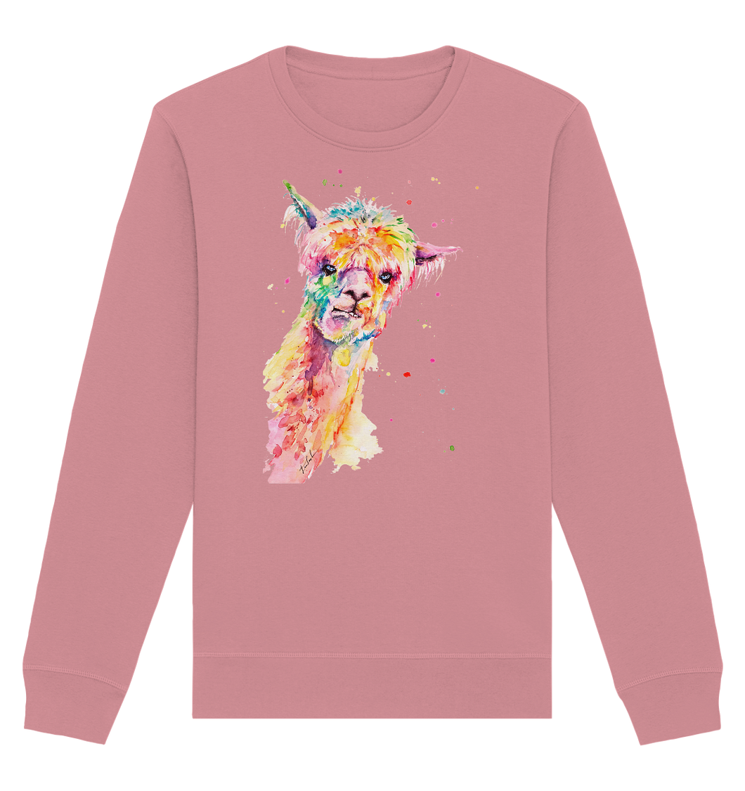 Lustiges Alpaka - Organic Basic Unisex Sweatshirt