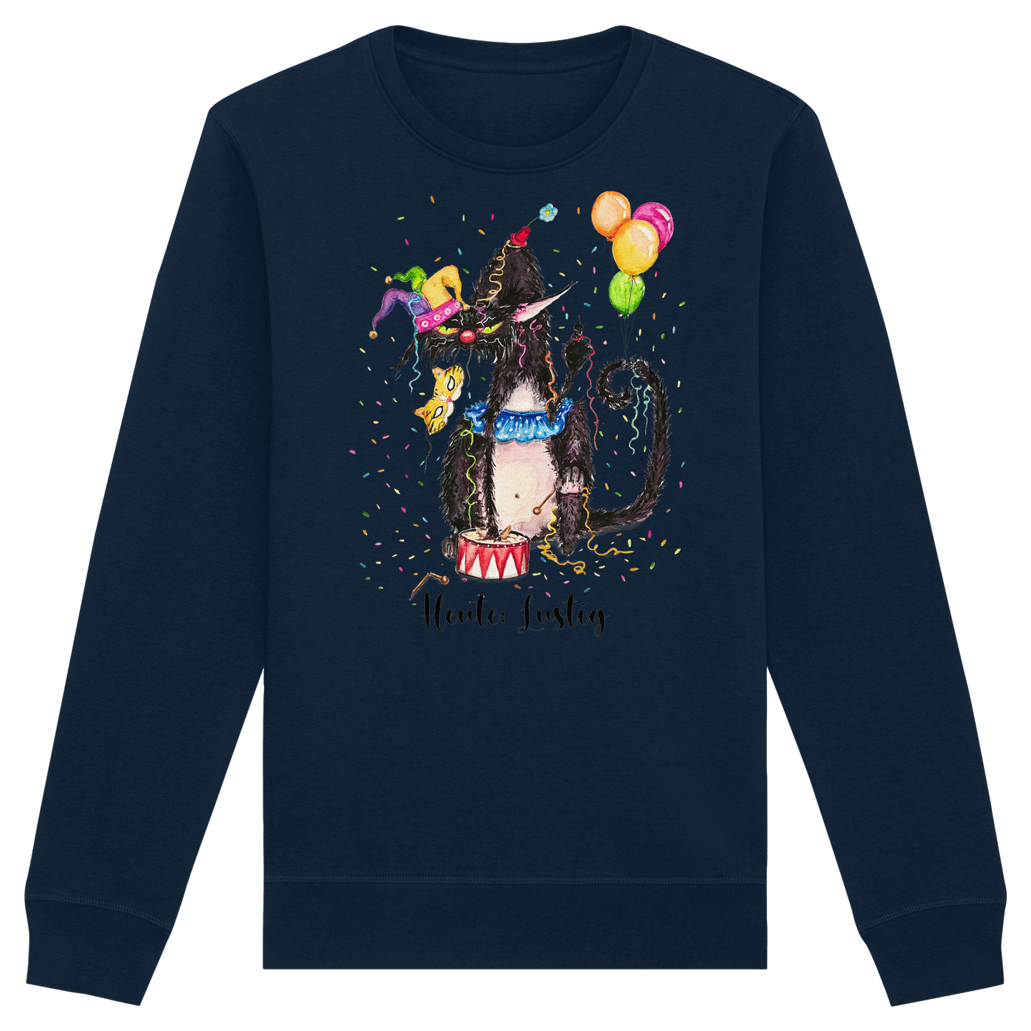 Lustige F*U-Cat  - Organic Basic Unisex Sweatshirt