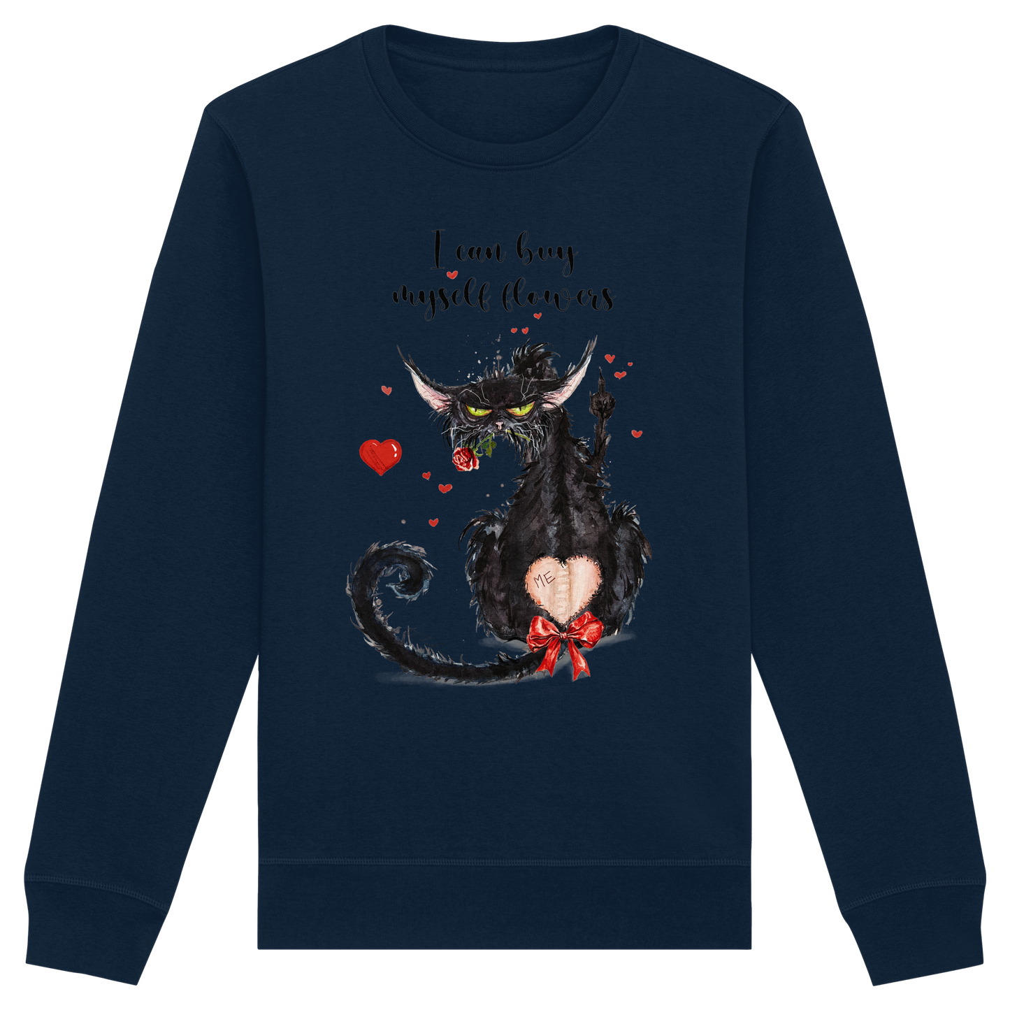 Feministische Valentins - F**U-Cat  - Organic Basic Unisex Sweatshirt