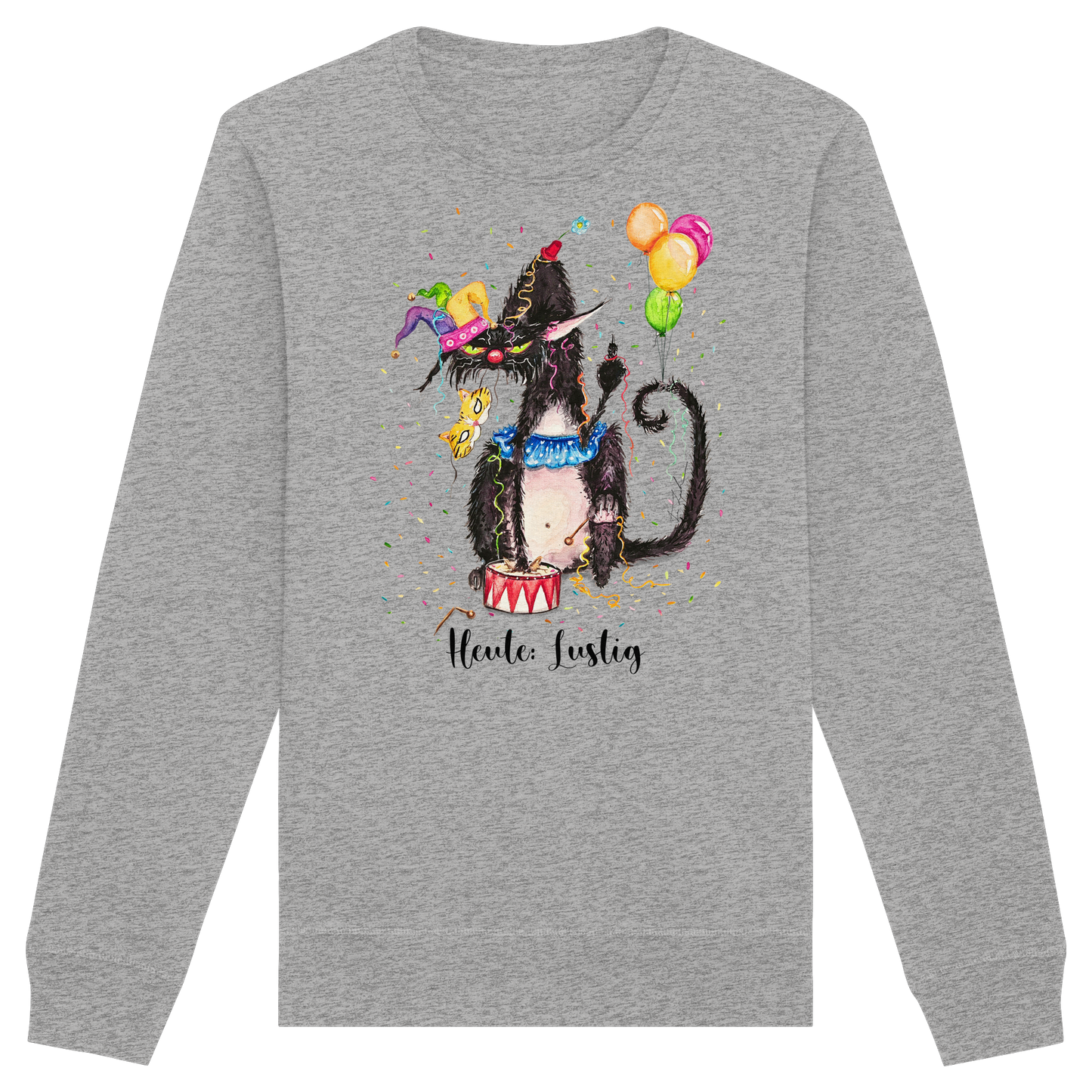 Lustige F*U-Cat  - Organic Basic Unisex Sweatshirt