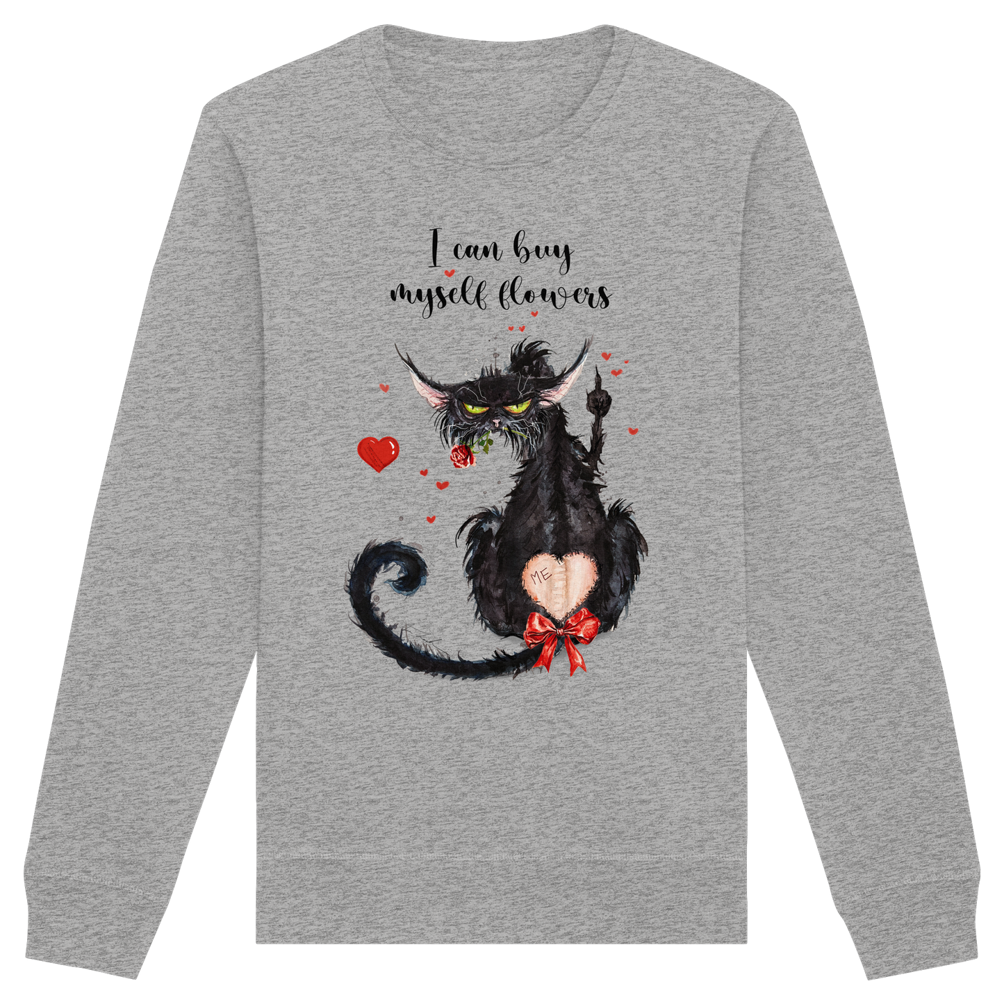 Feministische Valentins - F**U-Cat  - Organic Basic Unisex Sweatshirt