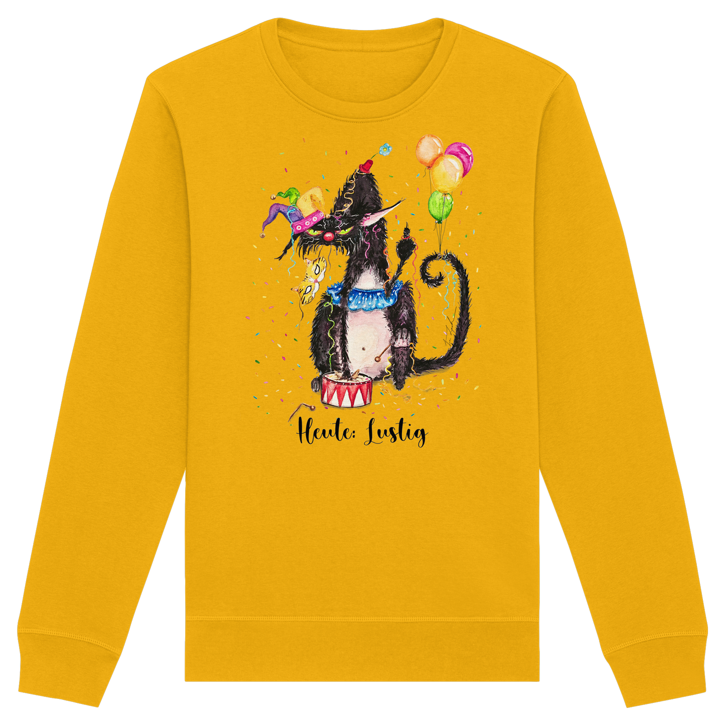 Lustige F*U-Cat  - Organic Basic Unisex Sweatshirt