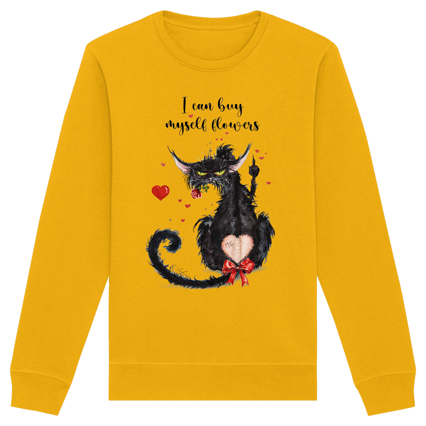 Feministische Valentins - F**U-Cat  - Organic Basic Unisex Sweatshirt